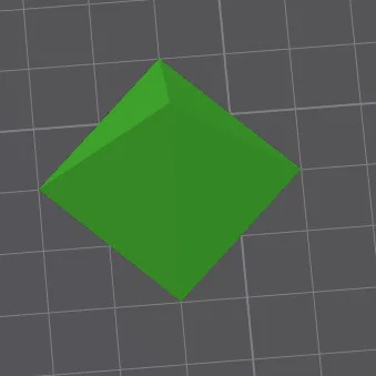 Mô hình hình chóp 3D cơ bản (Basic Pyramid) để test máy in
