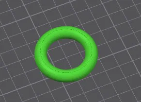 Mô hình 3D Sonic Ring - Chiếc nhẫn vàng huyền thoại trong game - Image 1