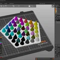 Mô hình nón hiệu chuẩn màu ColorMix cho Prusa MK4S với MMU3 - Thumbnail 2