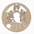 Mô hình trang trí treo tường biểu tượng ban nhạc Queen độc đáo - Thumbnail 2