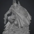 Mô hình Hiệp sĩ Elite Oath-Sworn Bastion quỳ với Kiếm và Khiên - Thumbnail 1