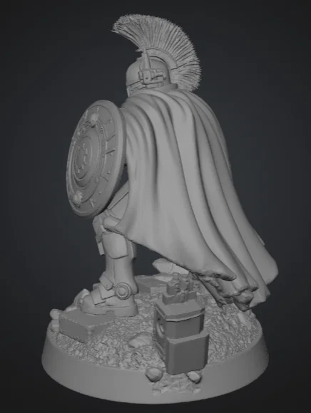Hiệp sĩ Oath‑Sworn Bastion tinh nhuệ thủ thế với Kiếm và Khiên - Image 2