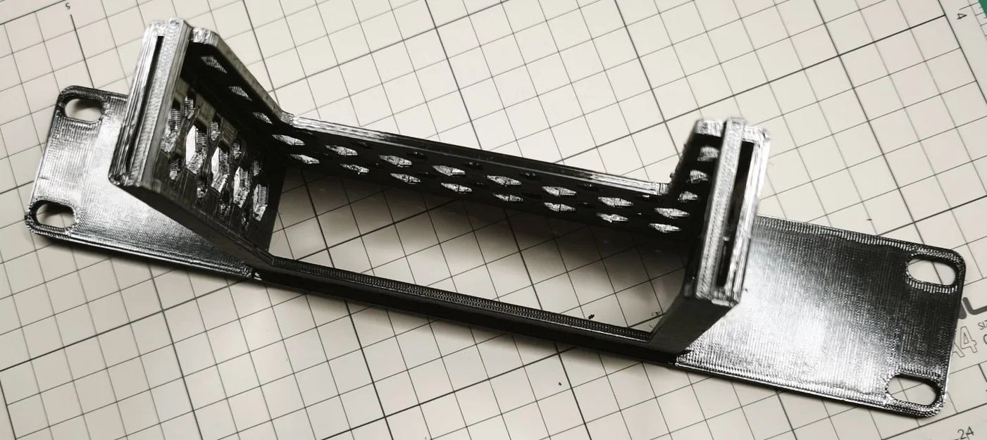 Khung gắn rack 1U 10-inch cho MikroTik hEX S - Image 5