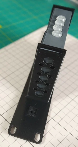 Khung gắn rack 1U 10-inch cho MikroTik hEX S - Image 6