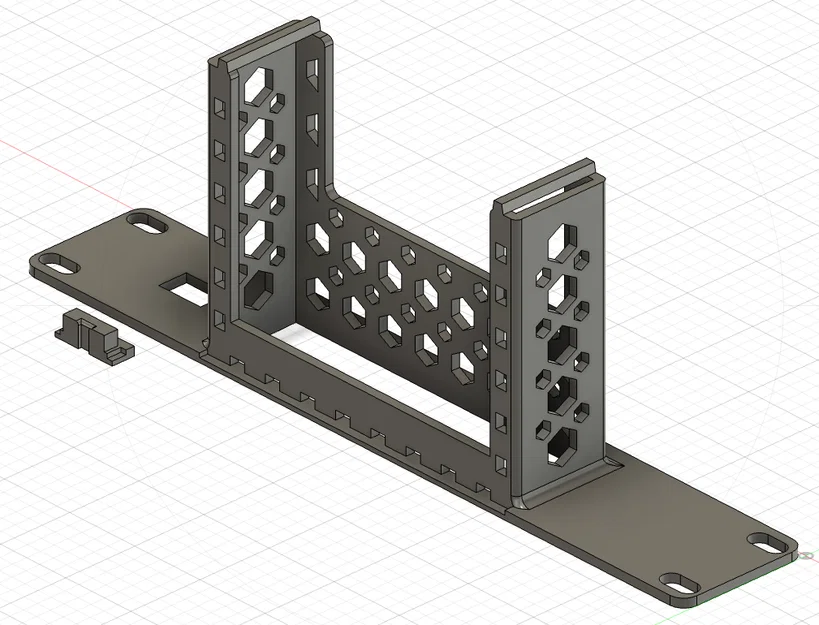 Khung gắn rack 1U 10-inch cho MikroTik hEX S - Image 8