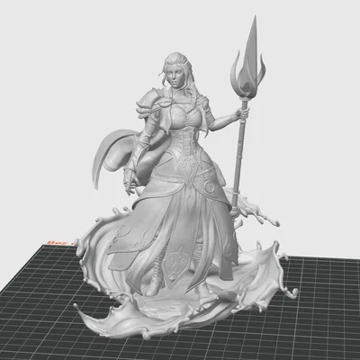 Mô hình 3D Jaina Proudmoore từ World of Warcraft cực chi tiết
