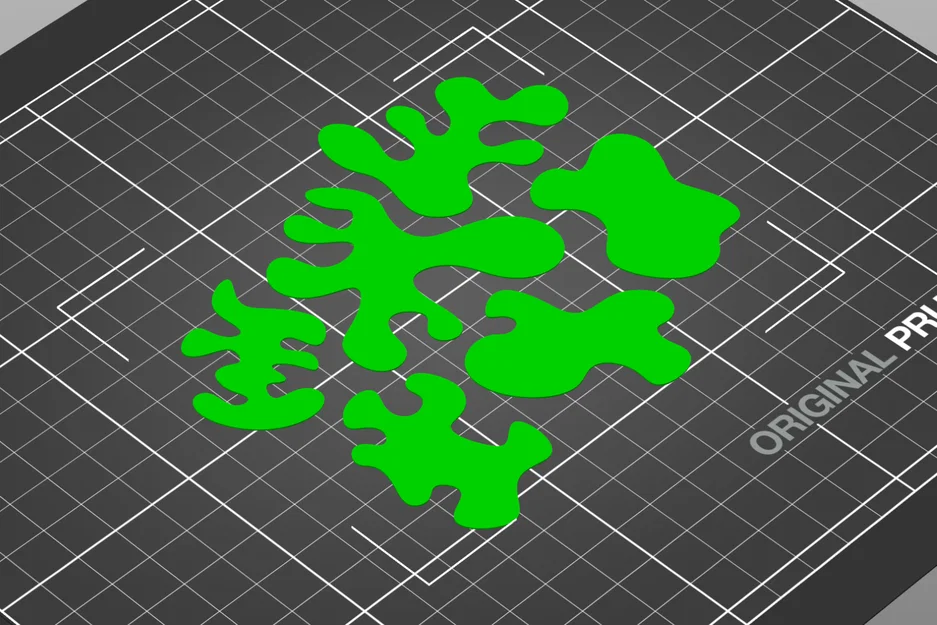 Bộ khuôn mẫu Flame Stencils in 3D để sơn Airbrush trang trí mô hình - Image 1