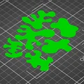 Bộ khuôn mẫu Flame Stencils in 3D để sơn Airbrush trang trí mô hình - Thumbnail 1