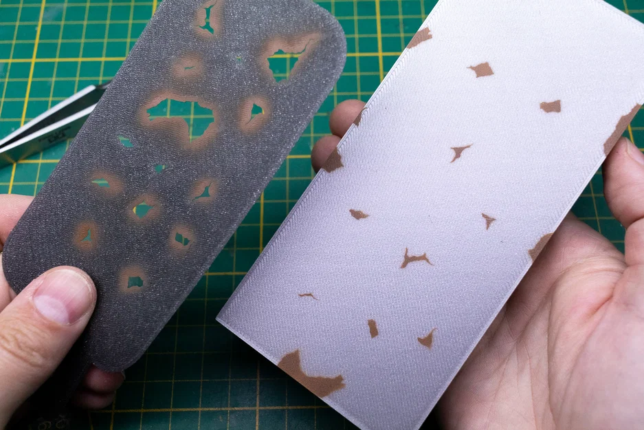 Khuôn stencil in 3D tạo hiệu ứng gỉ sét và trầy xước cho mô hình - Image 1