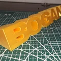 Biển tên để bàn chữ BOGAN in 3D phong cách độc đáo - Thumbnail 2