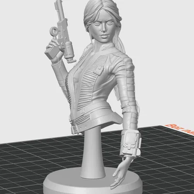 Mô hình 3D Lucy từ Fallout: Tượng bán thân chi tiết cho fan