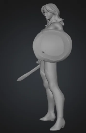 Mô hình 3D Wonder Woman (Nữ Chiến Binh) - File STL chất lượng cao - Image 2