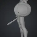 Mô hình 3D Wonder Woman (Nữ Chiến Binh) - File STL chất lượng cao - Thumbnail 2