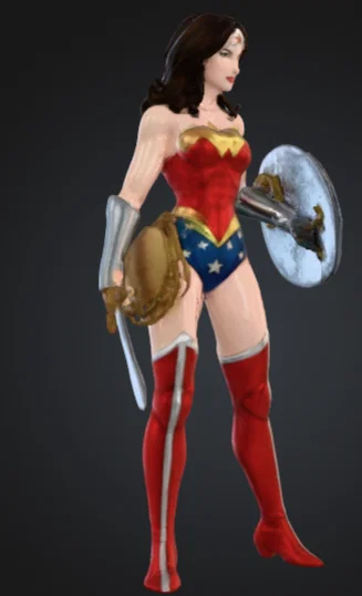 Mô hình 3D Wonder Woman (Nữ Chiến Binh) - File STL chất lượng cao - Image 4