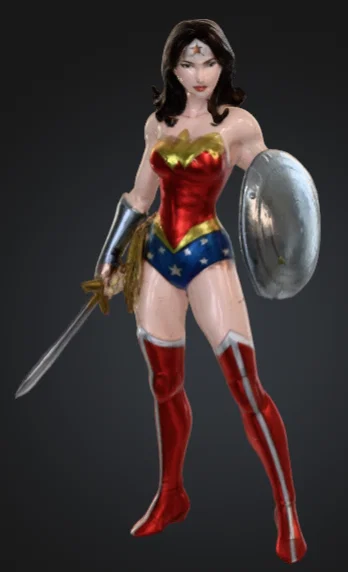 Mô hình 3D Wonder Woman (Nữ Chiến Binh) - File STL chất lượng cao - Image 5