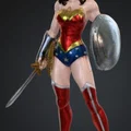 Mô hình 3D Wonder Woman (Nữ Chiến Binh) - File STL chất lượng cao - Thumbnail 5