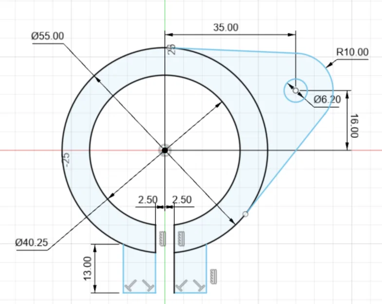 Bát chặn độ sâu (Depth stop bracket) cho máy khoan bàn - Image 3