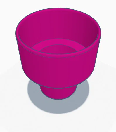Đế giữ bình nước Frank Green 1L cho hộc để ly ô tô (STL 3D) - Image 1