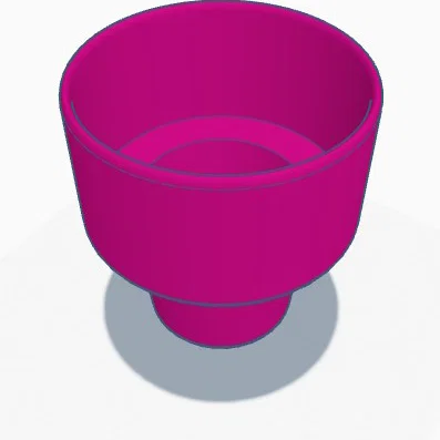 Đế giữ bình nước Frank Green 1L cho hộc để ly ô tô (STL 3D)