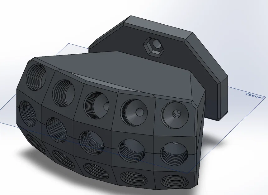 Bộ chia/đầu nối PTFE 3x5 cho MMU dùng trên Original Enclosure (Remix - Bản có nắp bản lề) - Image 2
