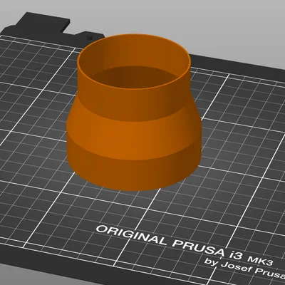 Đầu chuyển đổi ống thông gió 75mm sang 90mm (Thiết kế 3D in PETG)