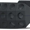 Bộ chia/kết nối PTFE 3x5 cho MMU dùng trên Original Enclosure (Bản nắp cố định) - Thumbnail 3