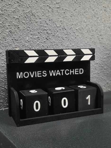 Cinematic Movie Tracker & Desk Counter - Thiết bị đếm phim để bàn - Image 2