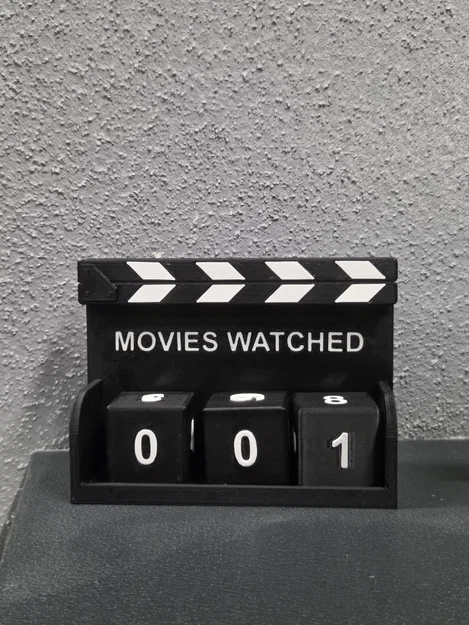 Cinematic Movie Tracker & Desk Counter - Thiết bị đếm phim để bàn - Image 3