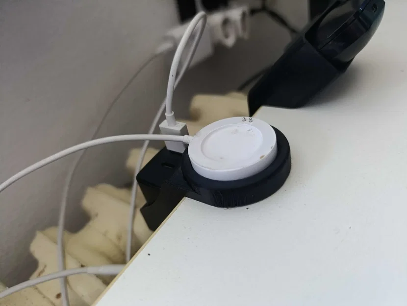 Đế giữ sạc Smartwatch kèm hộc chứa củ sạc gọn gàng - Image 1