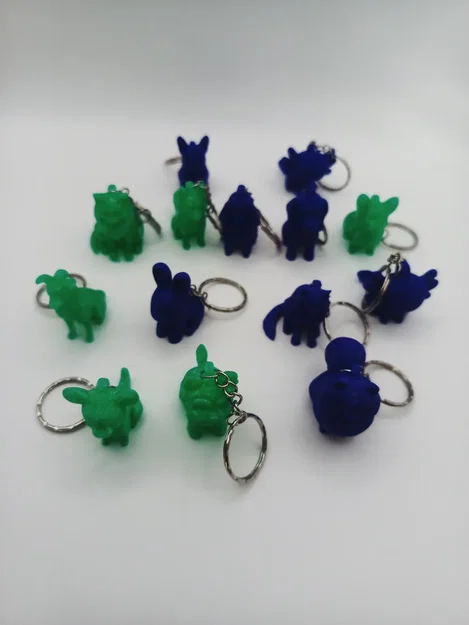 Mô hình móc khóa chó Bull Pháp - Image 3
