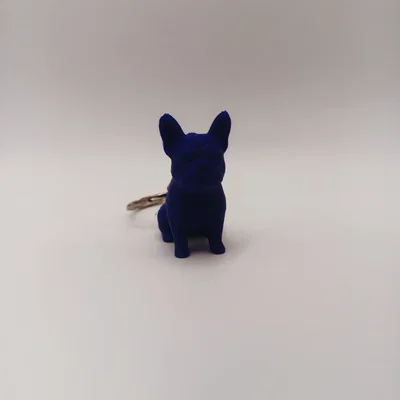 Mô hình móc khóa chó Bull Pháp