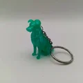 Móc khóa hình chú chó Border Collie - Thumbnail 2