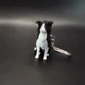 Móc khóa hình chú chó Border Collie - Thumbnail 4