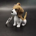 Móc khóa hình chó Beagle - Thumbnail 1
