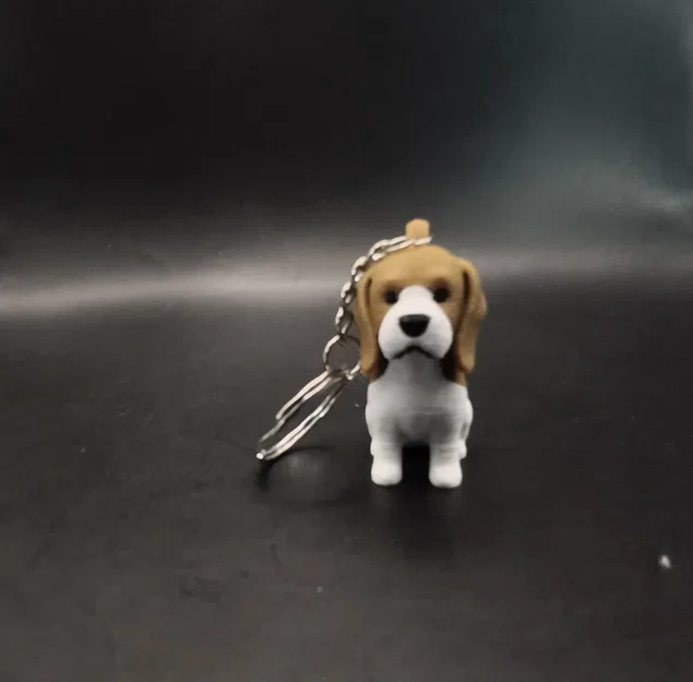 Móc khóa hình chó Beagle - Image 3