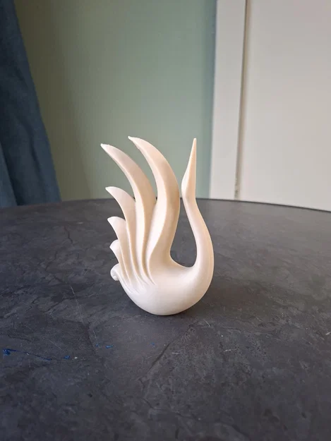 Tượng Thiên Nga Nghệ Thuật (Elegant Swan Sculpture) - Image 2