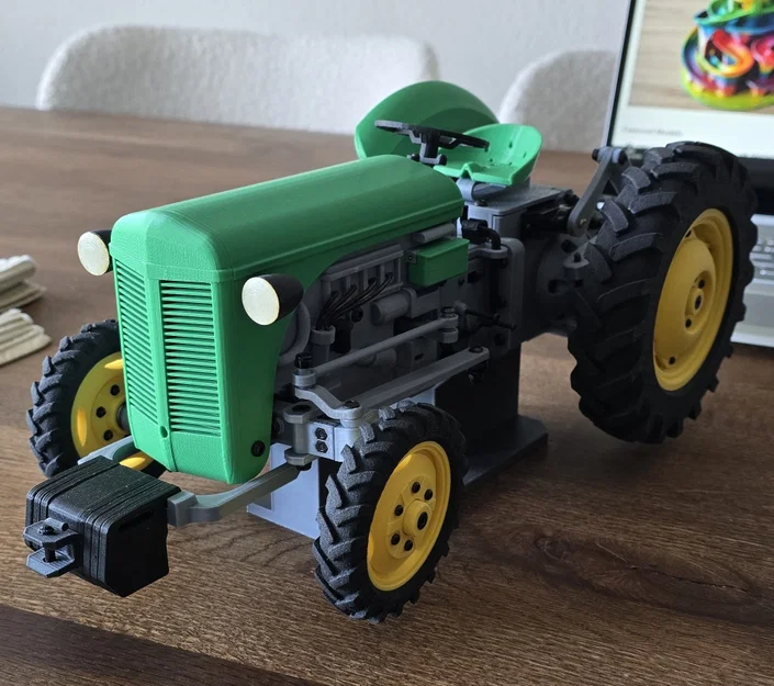 Mô hình lốp xe máy cày TEA20 cải tiến (Tractor Tire Remixed) - Image 1