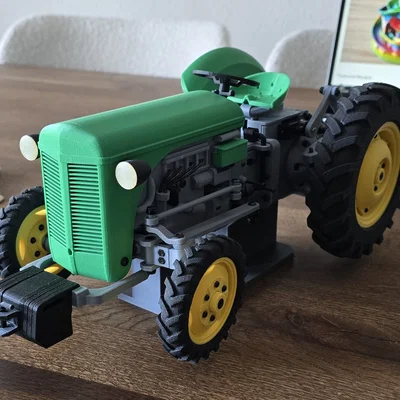 Mô hình lốp xe máy cày TEA20 cải tiến (Tractor Tire Remixed)
