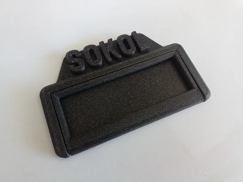 Sokol - Thẻ Tên Tủ Đồ In 3D - Image 3