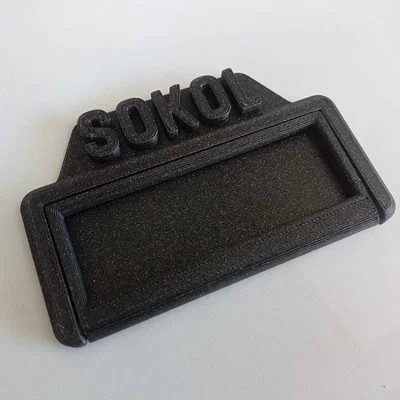 Sokol - Thẻ Tên Tủ Đồ In 3D