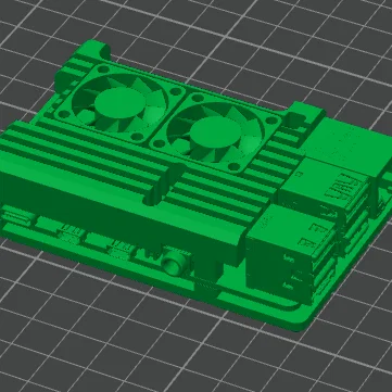Bộ khung Raspberry Pi 4 – File STEP & STL
