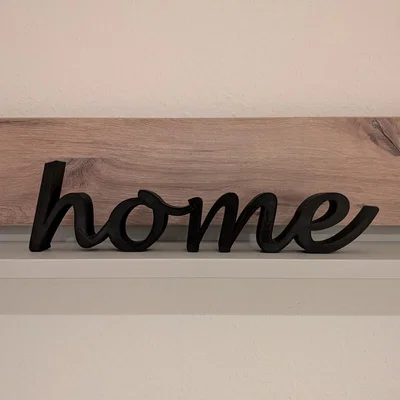Bảng chữ HOME treo tường | Decor viết tay tinh tế (430mm)