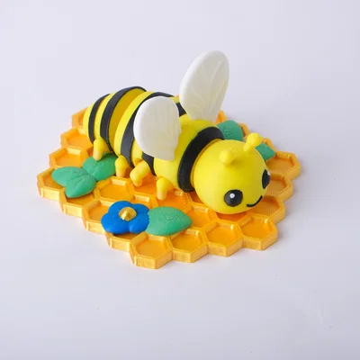 Honeycomb Bee Flexi Toy - Chú Ong Tổ Ong Linh Hoạt