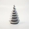 Mô hình nghệ thuật quả thông trừu tượng in 3D cho bàn làm việc - Thumbnail 3