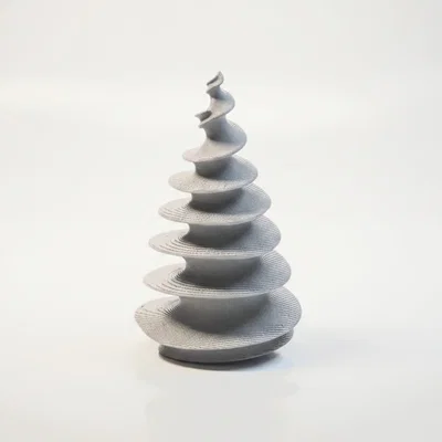 Mô hình nghệ thuật quả thông trừu tượng in 3D cho bàn làm việc