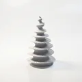 Mô hình nghệ thuật quả thông trừu tượng in 3D cho bàn làm việc - Thumbnail 4