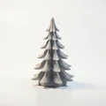 Tác phẩm điêu khắc cây thông trừu tượng (File in 3D) - Thumbnail 2