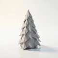Tượng Cây Thông Hình Học Trang Trí - Mô hình in 3D nghệ thuật - Thumbnail 1