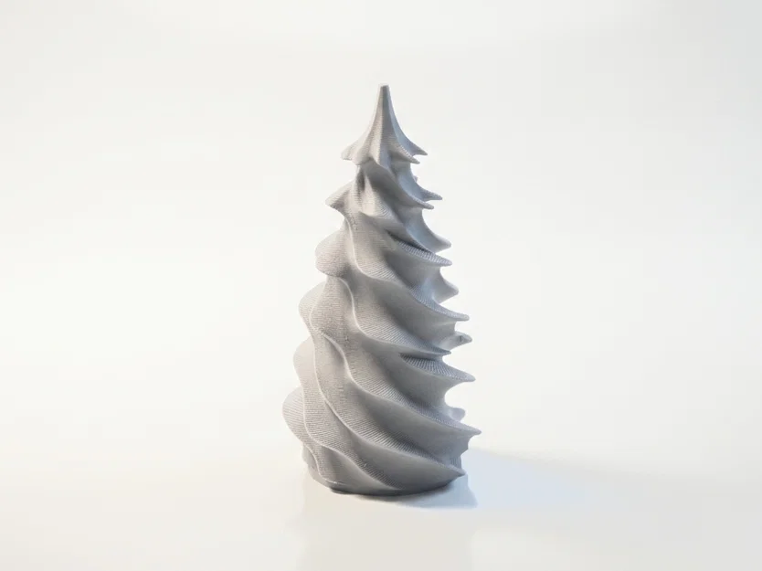 Mô hình Điêu khắc Cây thông Trừu tượng Độc đáo - In 3D - Image 1