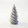 Mô hình Điêu khắc Cây thông Trừu tượng Độc đáo - In 3D - Thumbnail 1